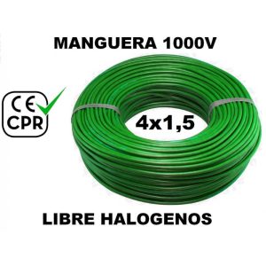 ROLLO MANGUERA 4 X 1.5 CPR LIBRE HALOGENOSCca-s1b,d1,a1 DoP: 020-01 (100 MTS)